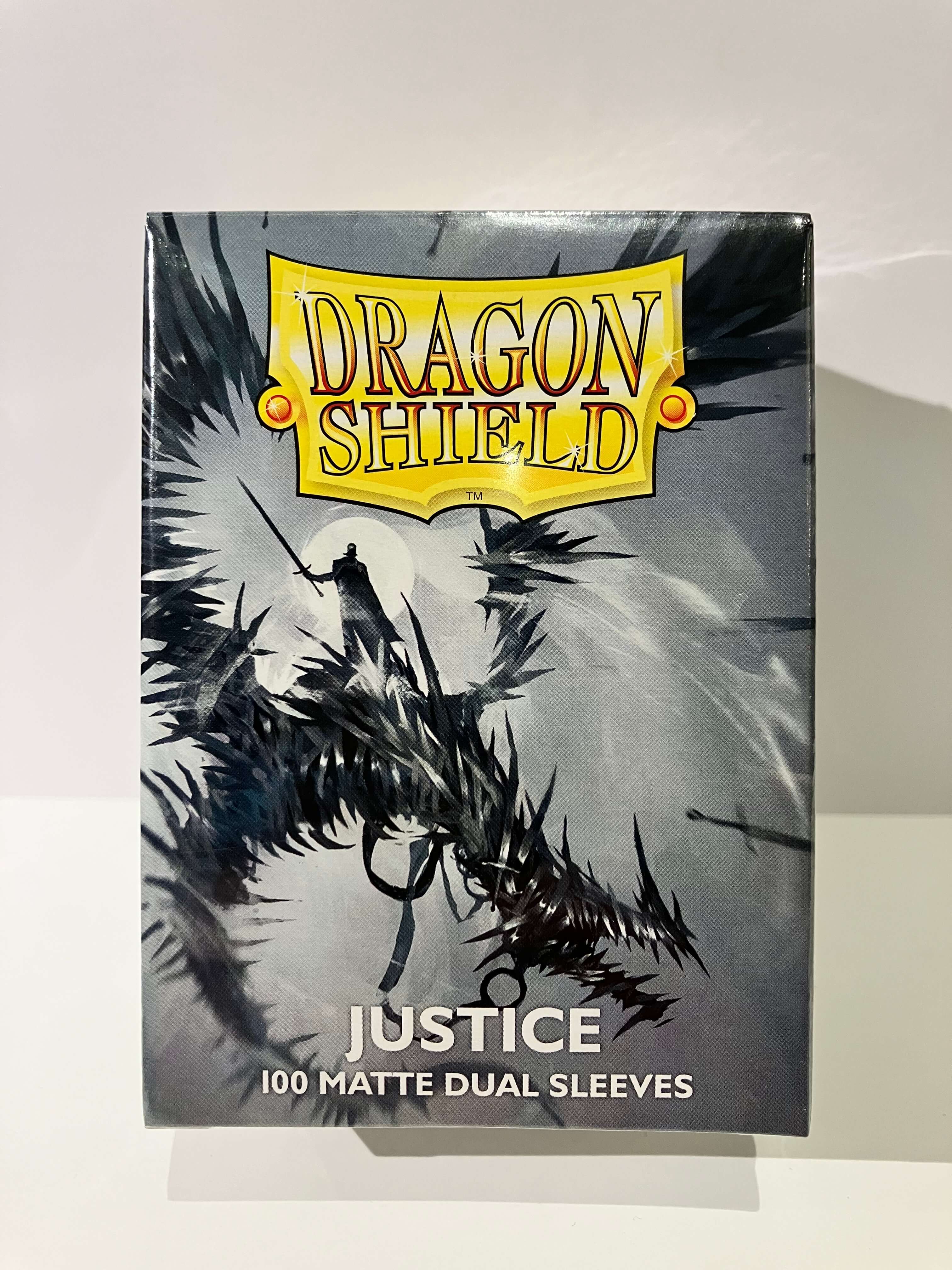 100 Protèges cartes Dual Matte Standard JUSTICE