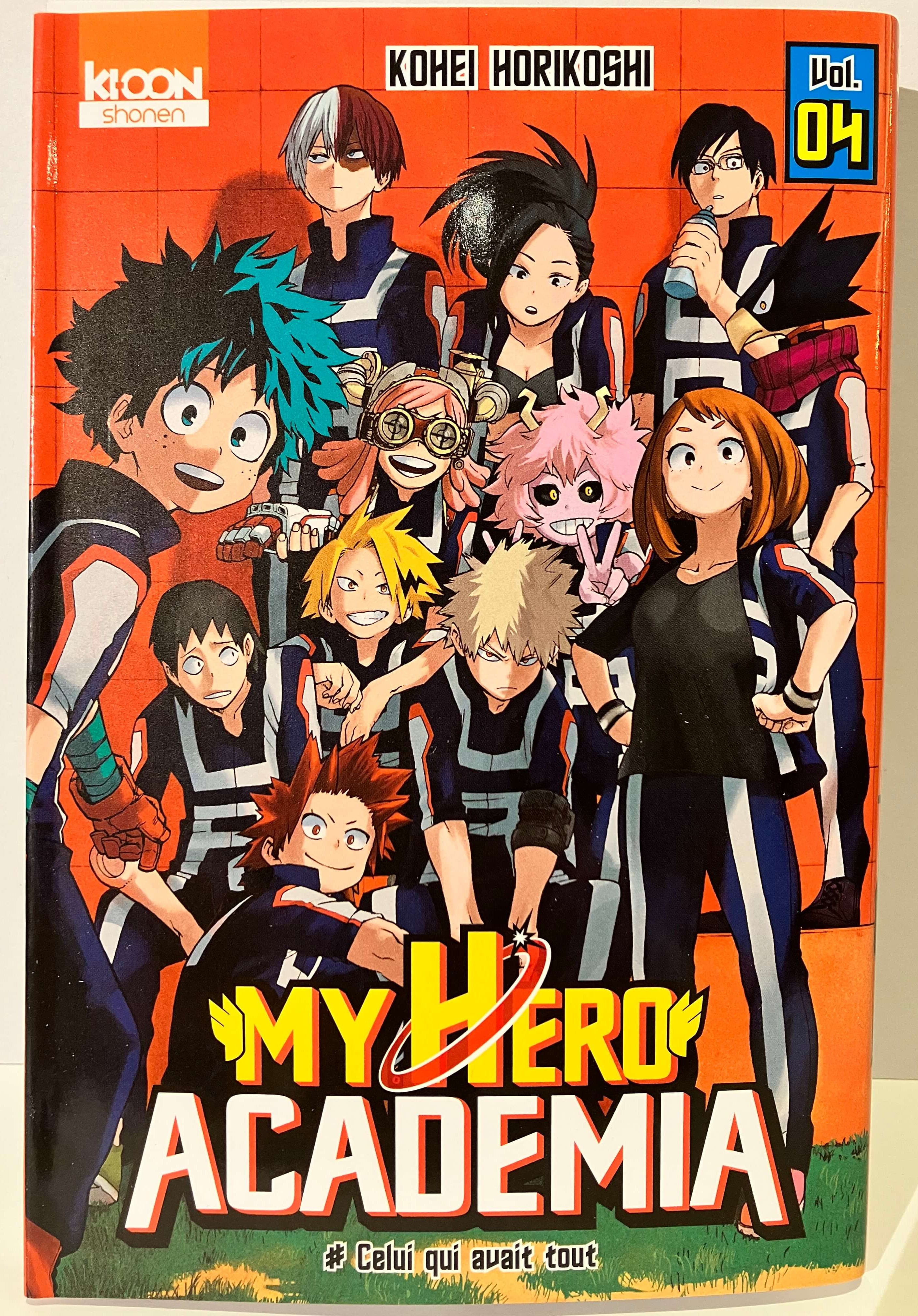 My Hero Academia tome 4 de Kohei HORIKOSHI