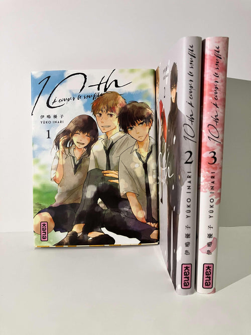 Intégrale manga 10th à couper le souffle tomes 1 à 3, couverture illustrée, Kana