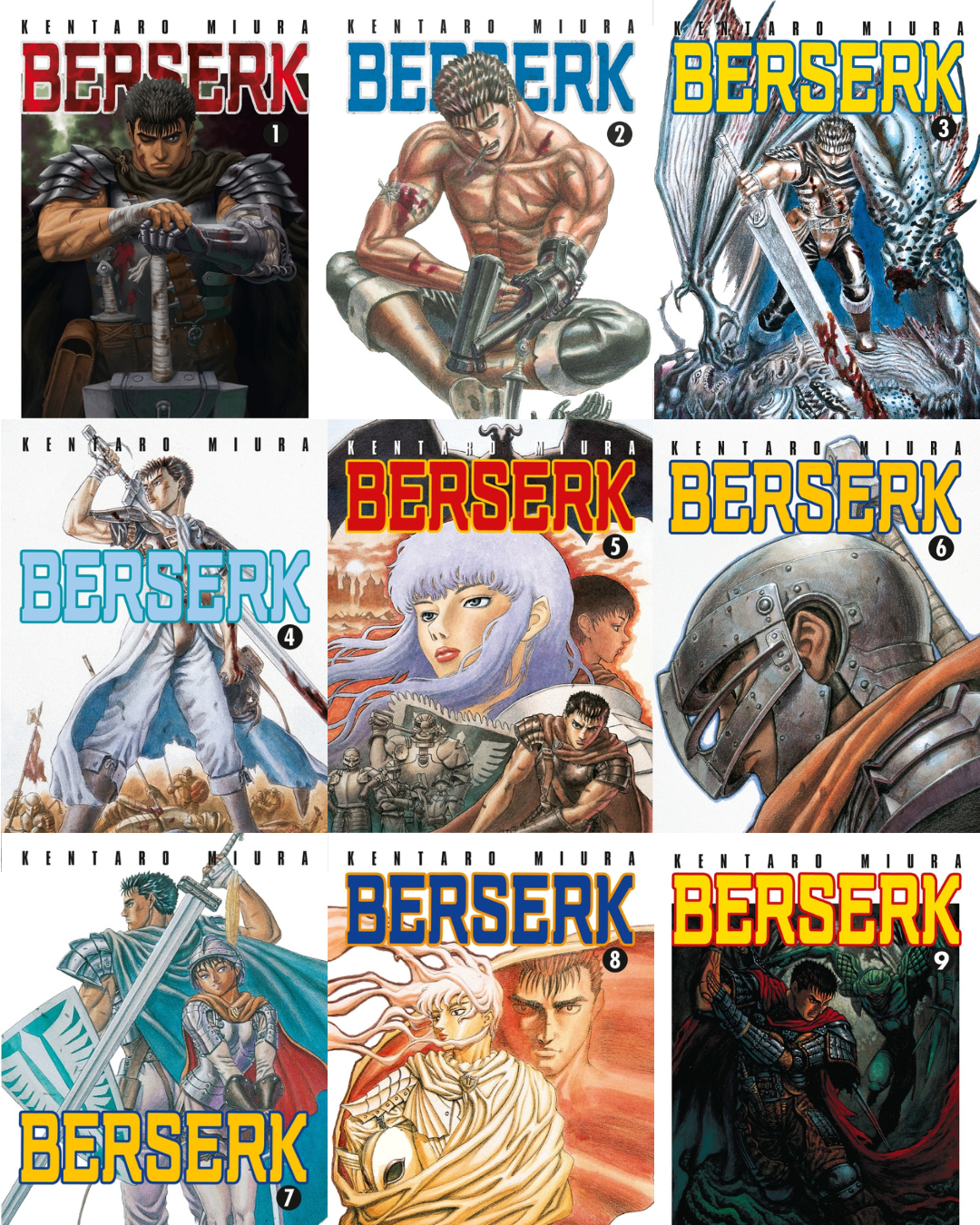 Intégrale Berserk Tomes 01 à 42 – Collection complète