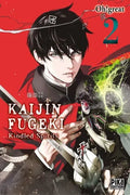 Couverture manga Kaijin Fugeki tome 2, personnage sombre en uniforme, fond rouge, édition Pika