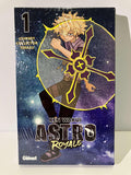 Couverture Astro Royale Tome 1 édition collector Terasu, manga Ken Wakui, fond étoilé, Glénat