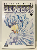 Couverture du manga Berserk Tome 33 de Kentaro Miura, personnage aux cheveux blancs et ailes