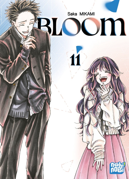 Couverture de Manga Bloom Tome 11 : uune fille et un garçon rient