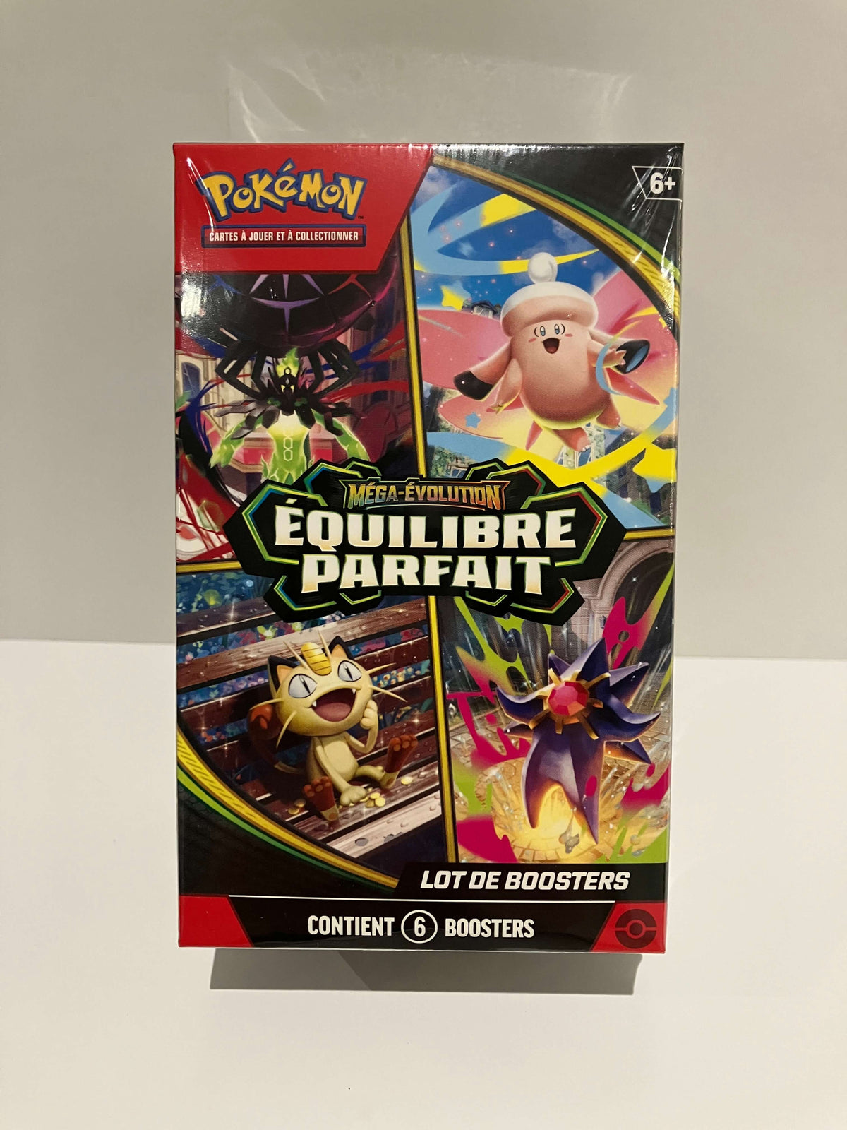 bundle pokémon 6 boosters de équilibre parfait