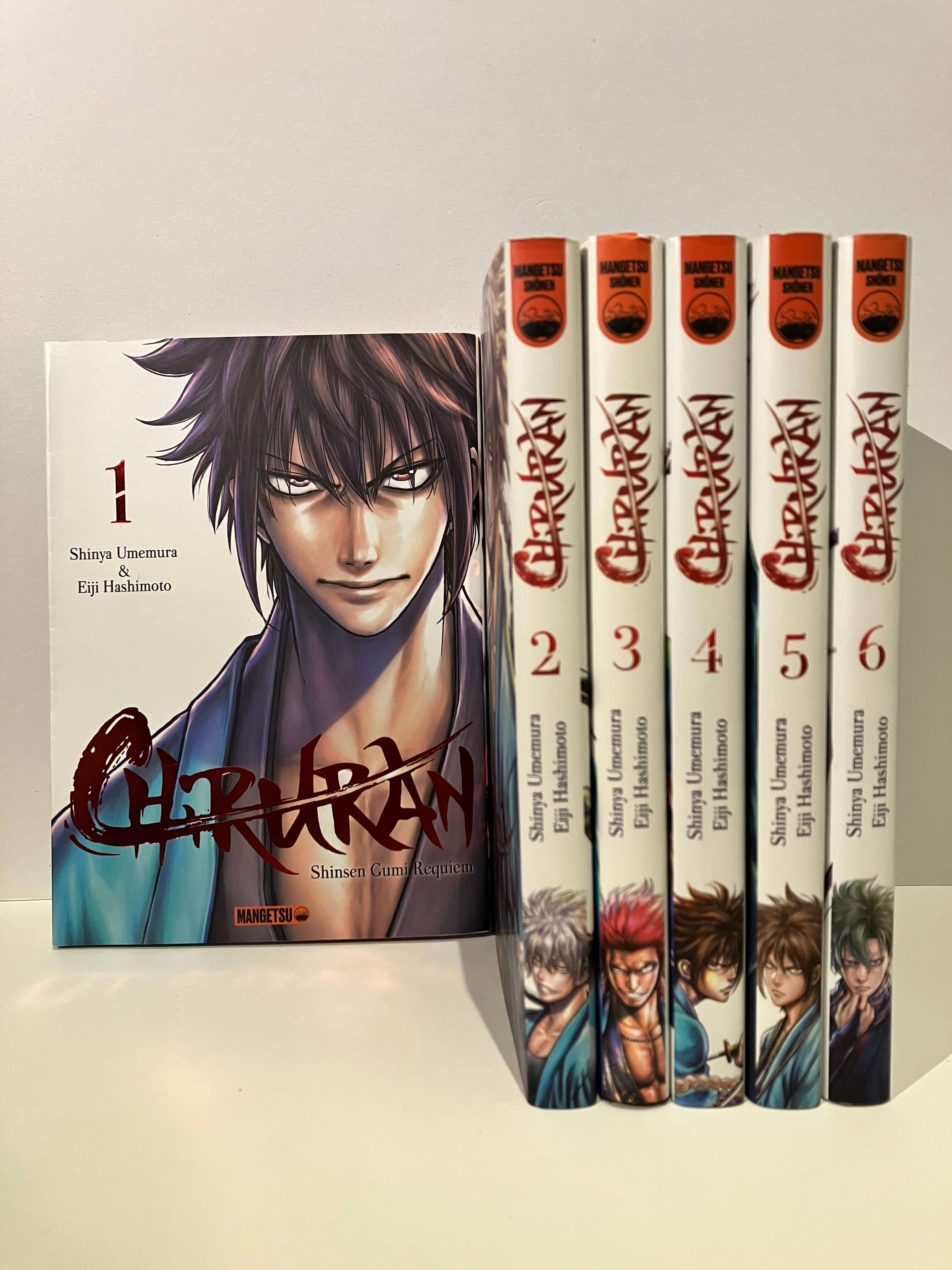 Chiruran Shinsengumi Chinkonka Tome 1 à 6 de Shinya UMEMURA et Eiji HASHIMOTO