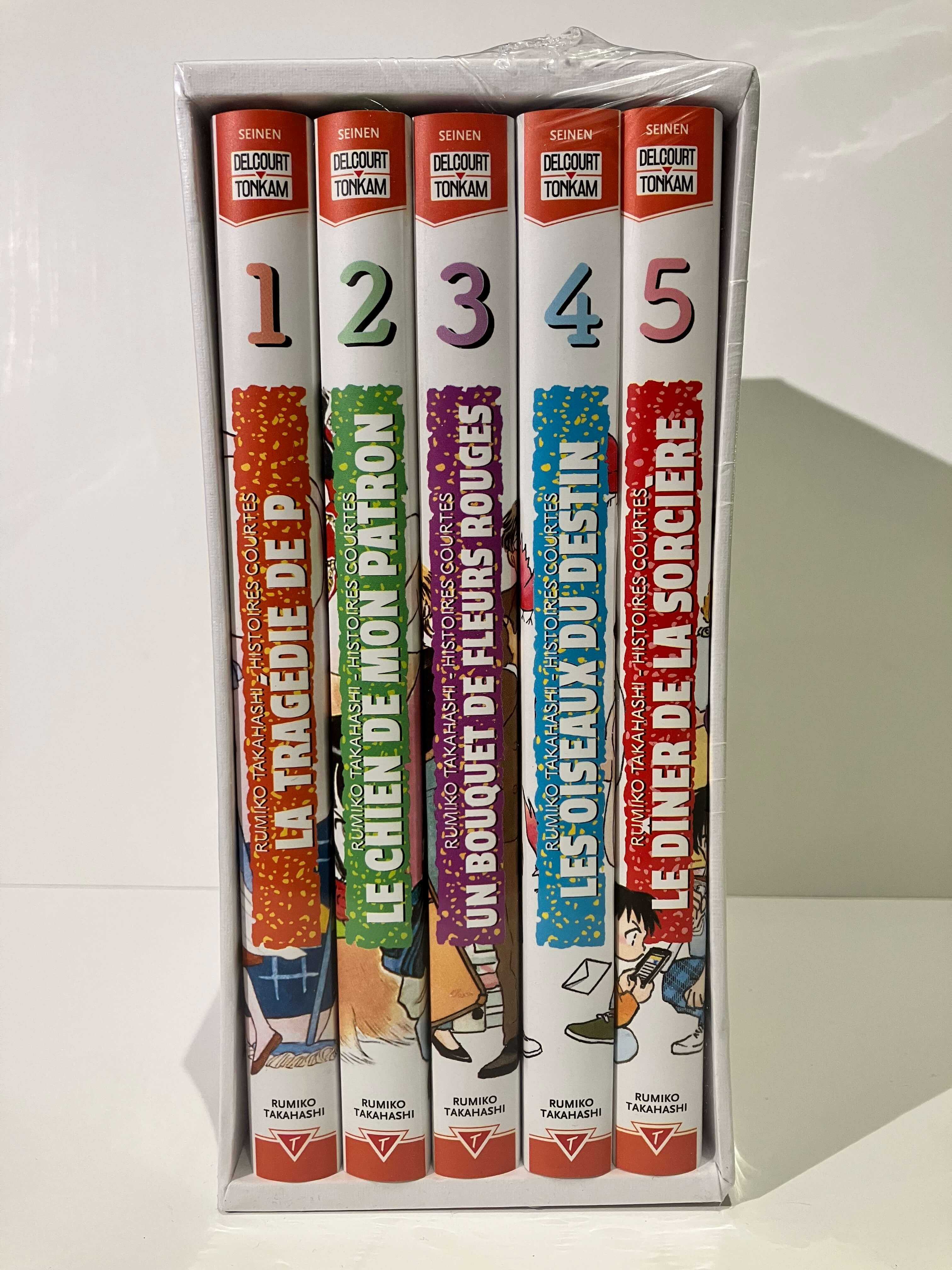 Coffret Rumiko TAKAHASHI Histoires Courtes tome 1 a 5 de Rumiko TAKAHASHI