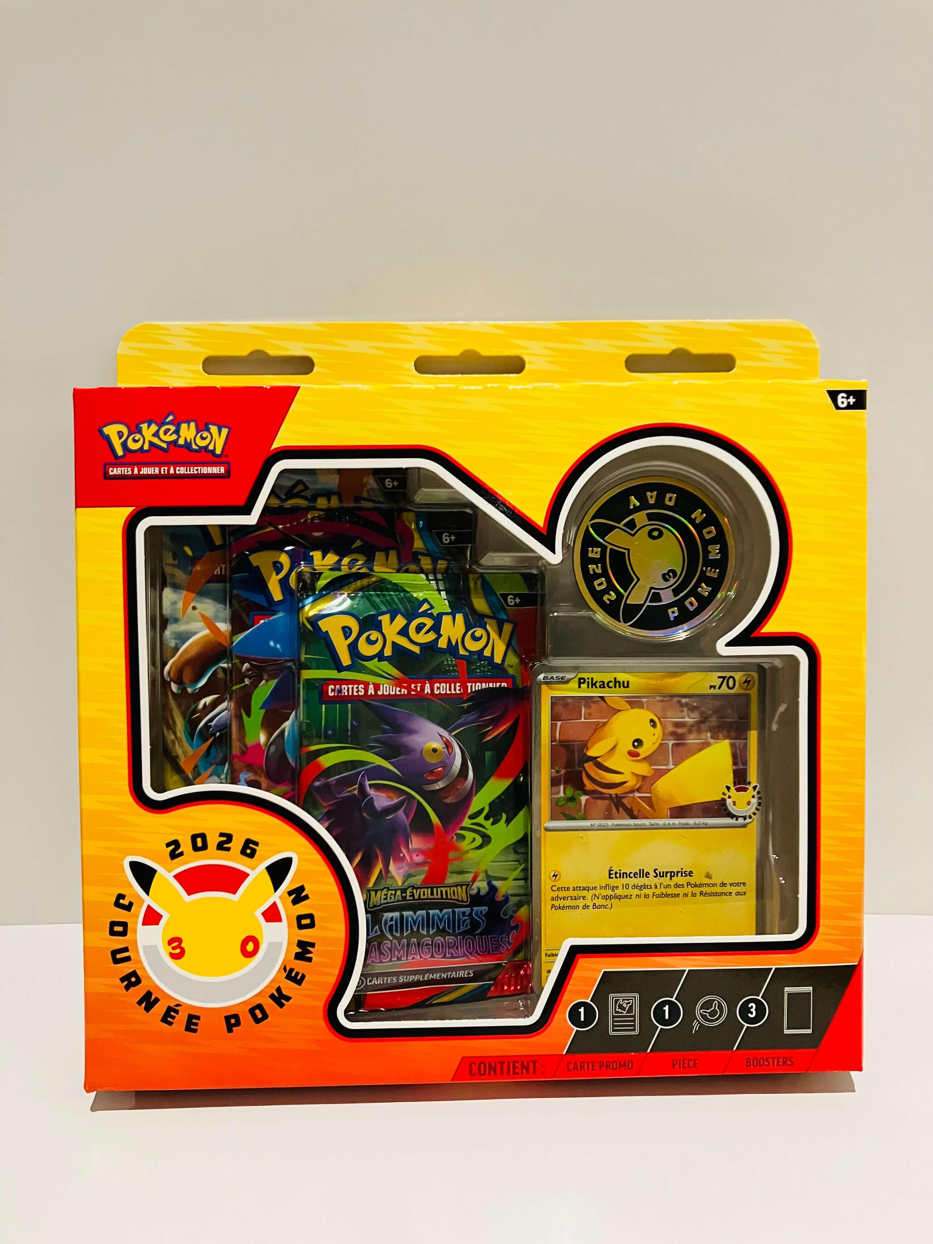 Coffret Pokémon Days 2026 - Coffret 30 Ans Journée 2026 Pikachu - Français