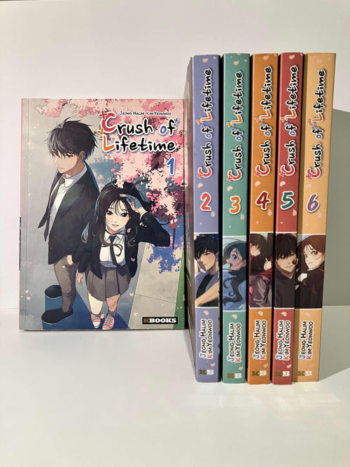 Intégrale manga Crush of Lifetime tomes 1 à 6, couverture colorée, collection occasion