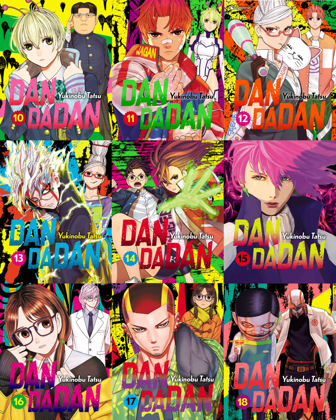 Couverture de manga Dandadan tome 10 à 18