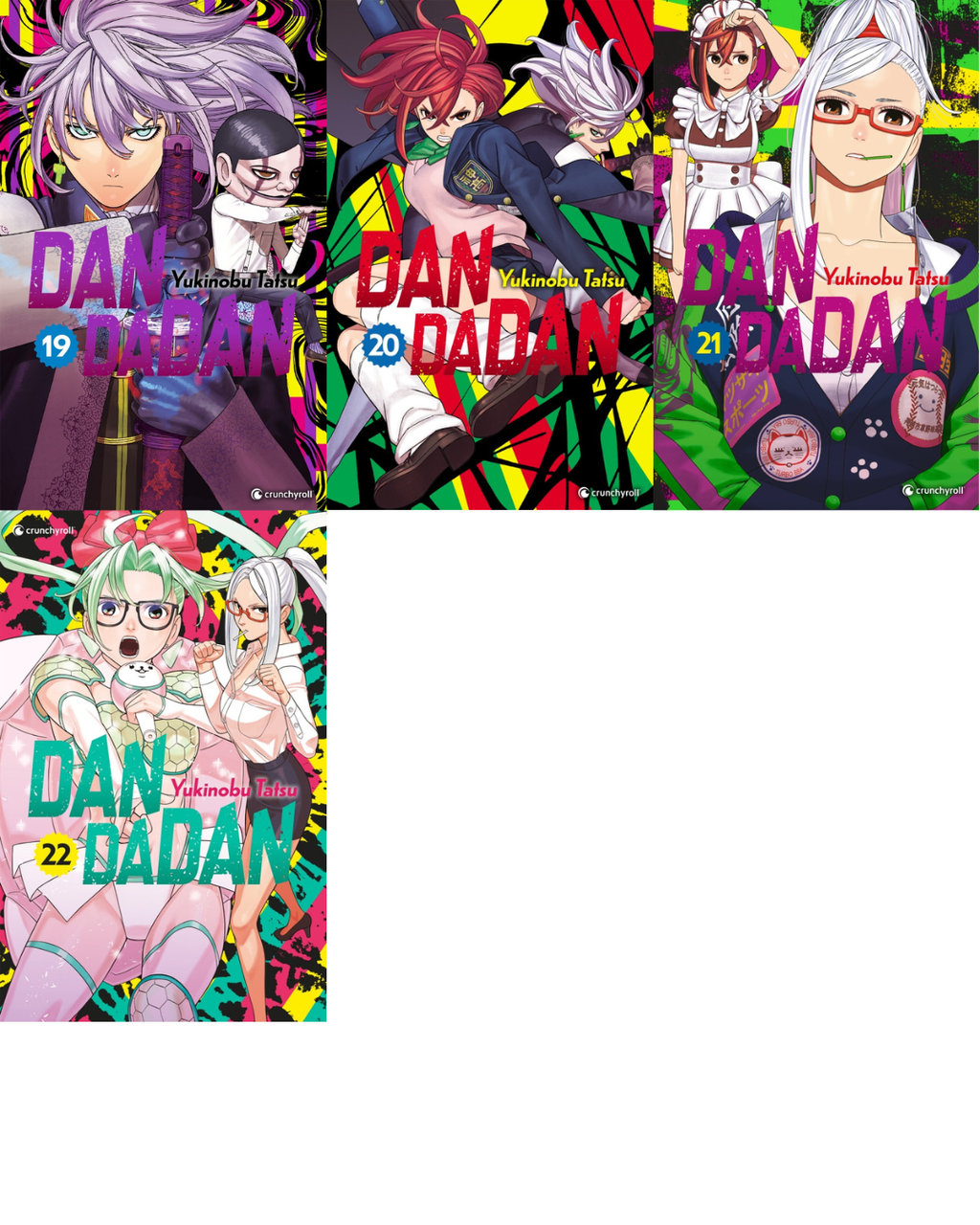 Couverture de manga Dandadan tome 19 à 22
