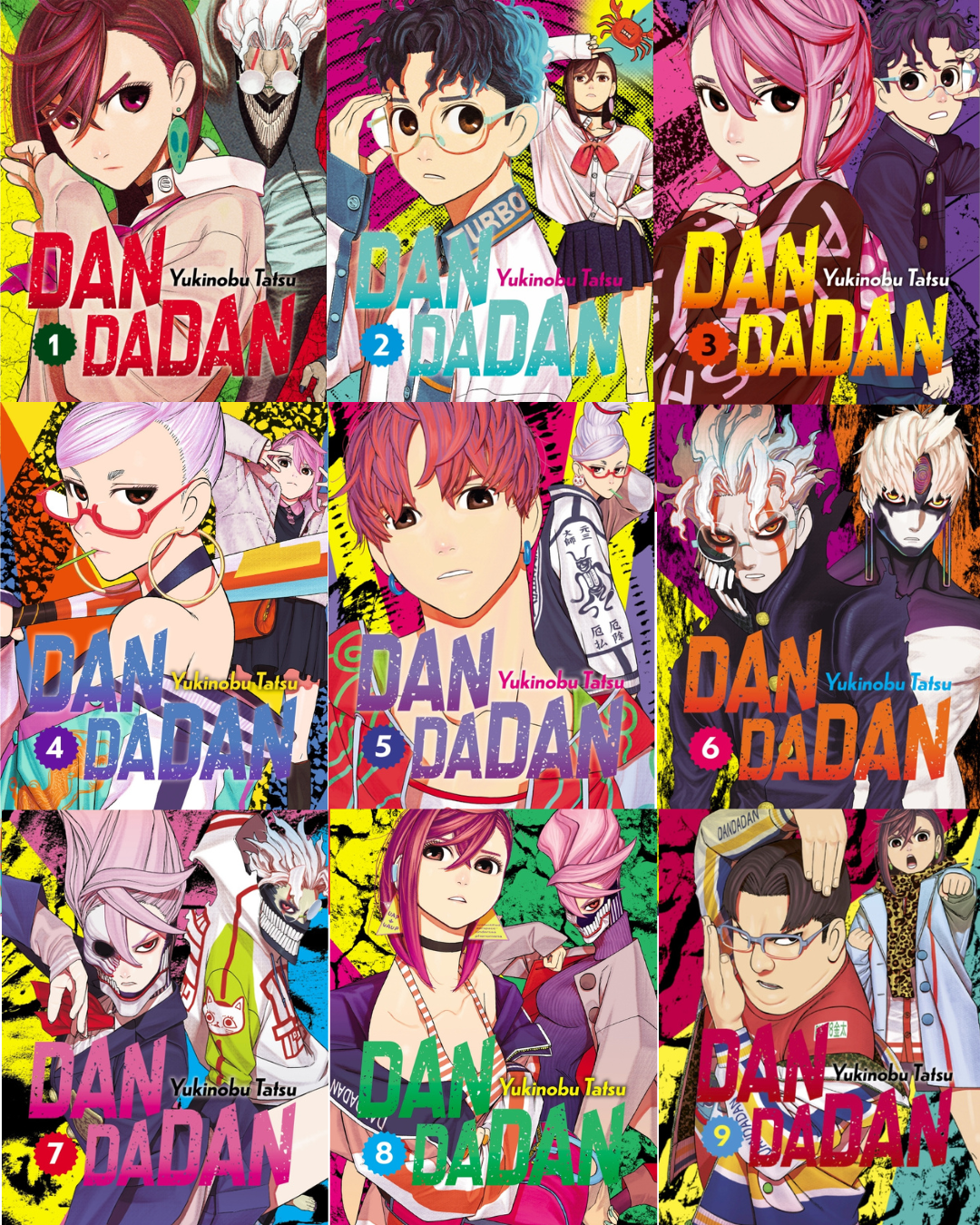 Couverture de manga Dandadan tome 1 à 9
