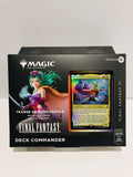 Boîte Magic Transe de Renaissance de Final Fantasy contenant un booster collector et une carte promo avec illustration de Terra sur fond noir