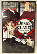 Couverture Demon Slayer tome 20, personnage avec katana, manga de Koyoharu Gotouge