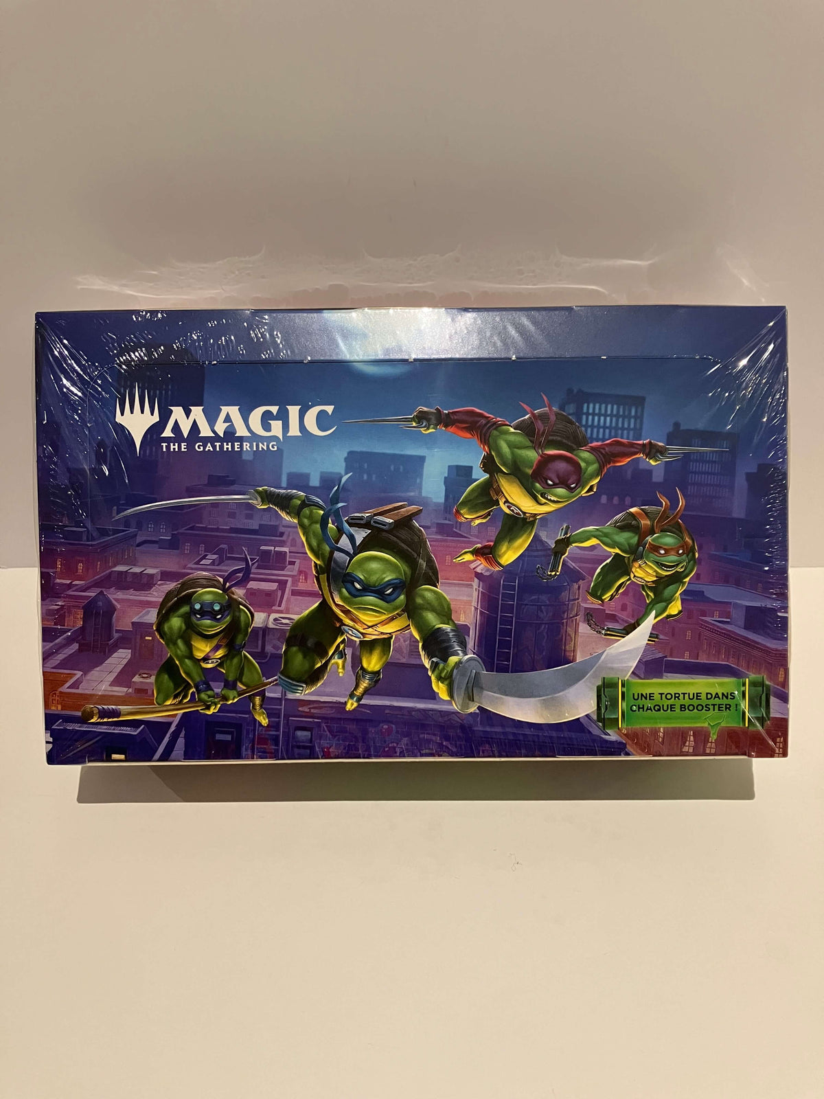4 tortues ninja sautent sur les immeubles