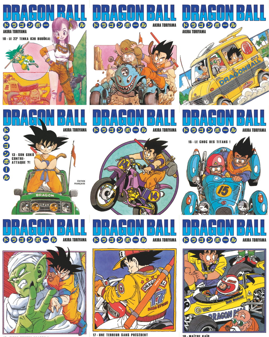 Couverture de Manga Dragon Ball Tomes 10 à 18