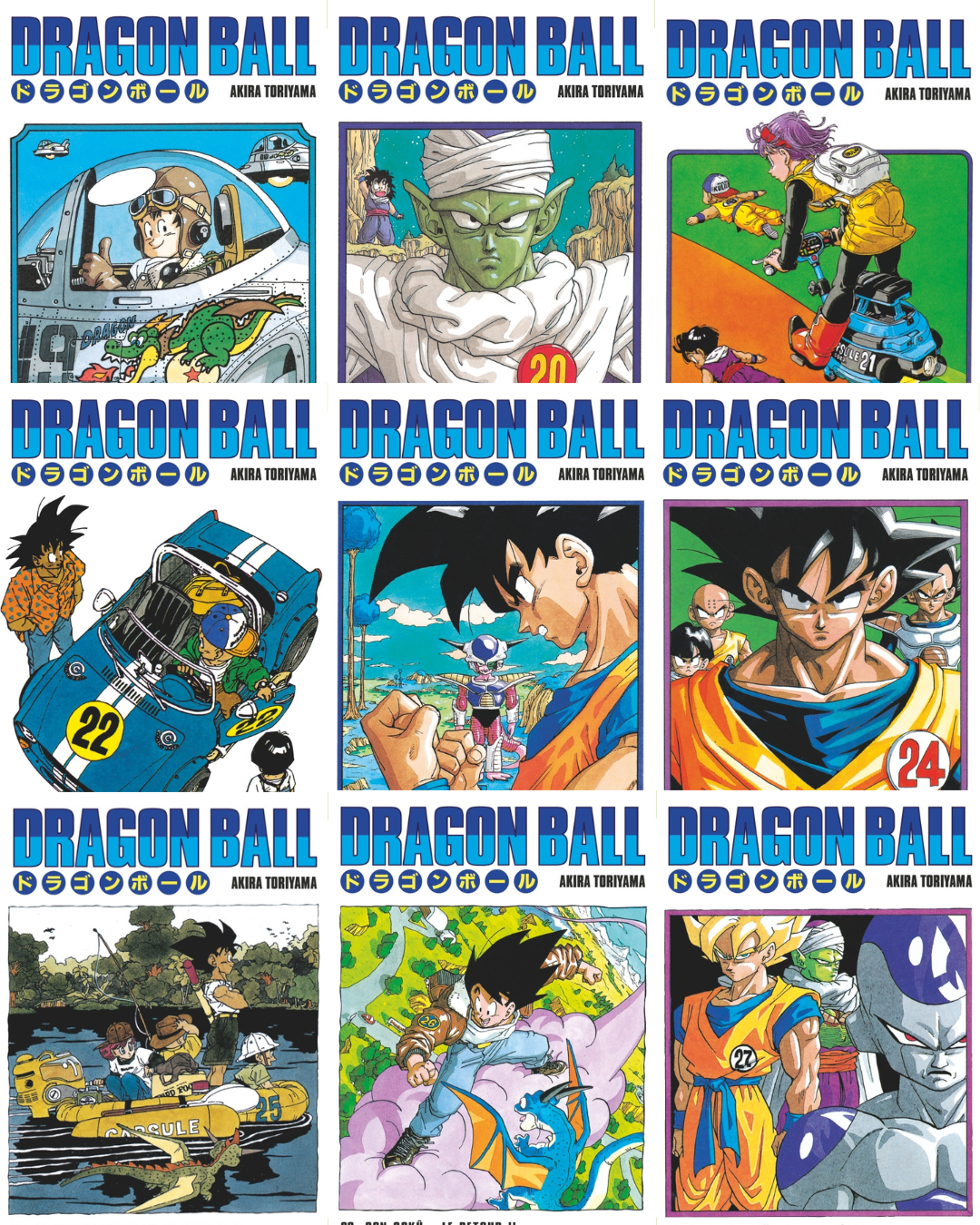 Couverture de Manga Dragon Ball Tomes 19 à 27