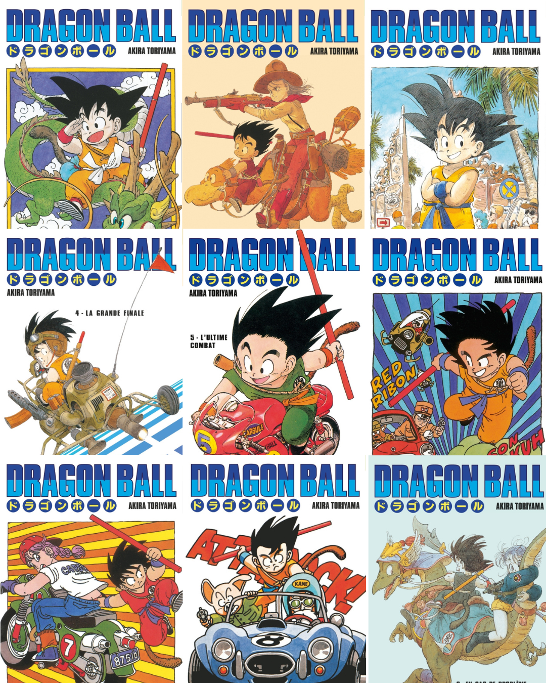Couverture de Manga Dragon Ball Tomes 1 à 9