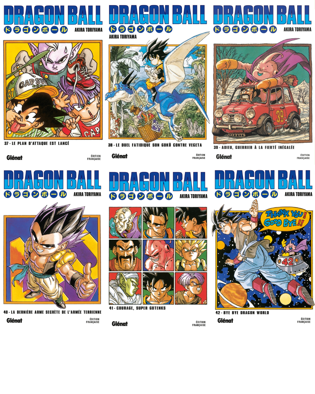 Couverture de Manga Dragon Ball Tomes 37 à 42