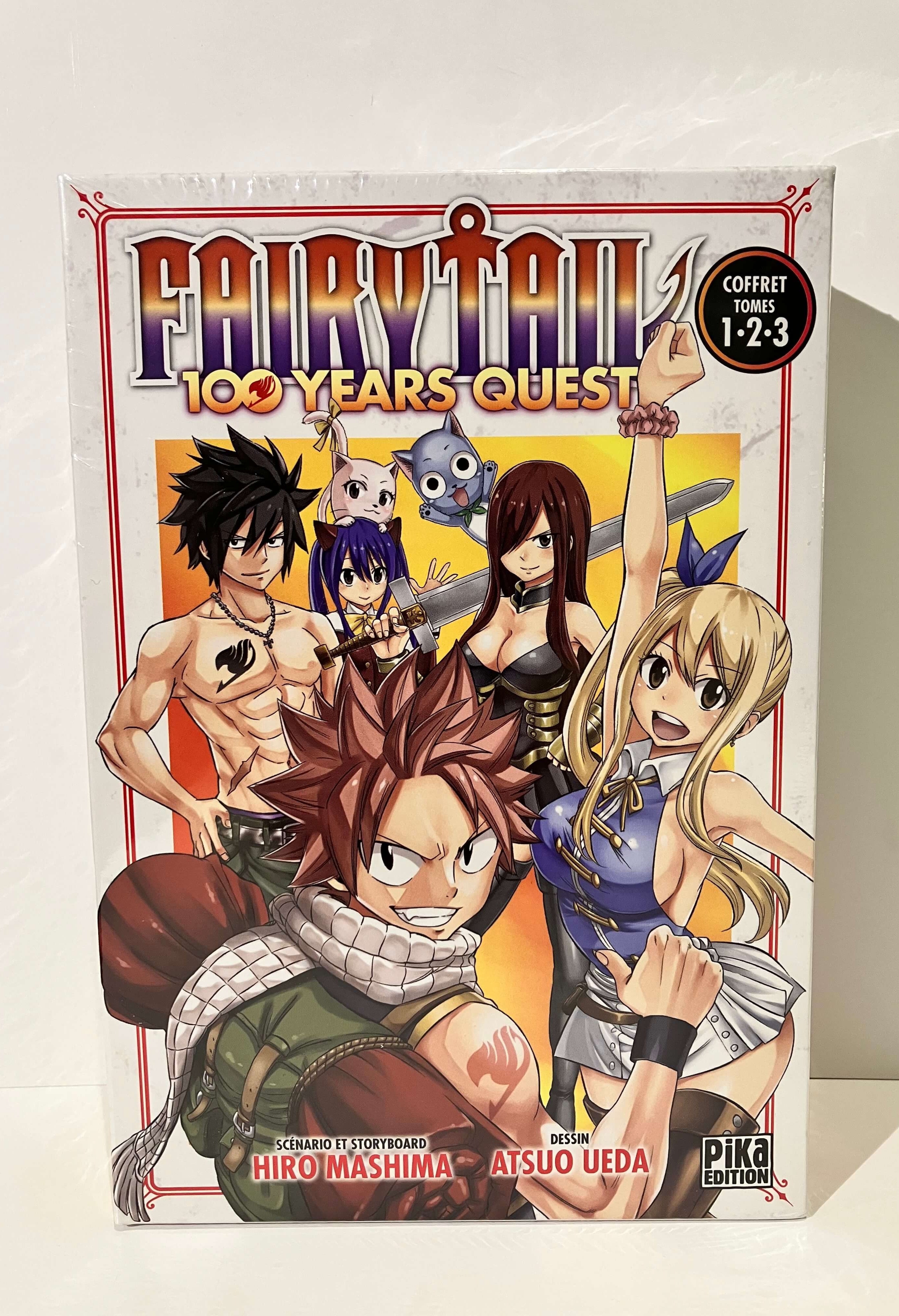Fairy Tail 100 years quest tome 1 a 3 de Hiro MASHIMA et Atsuo UEDA