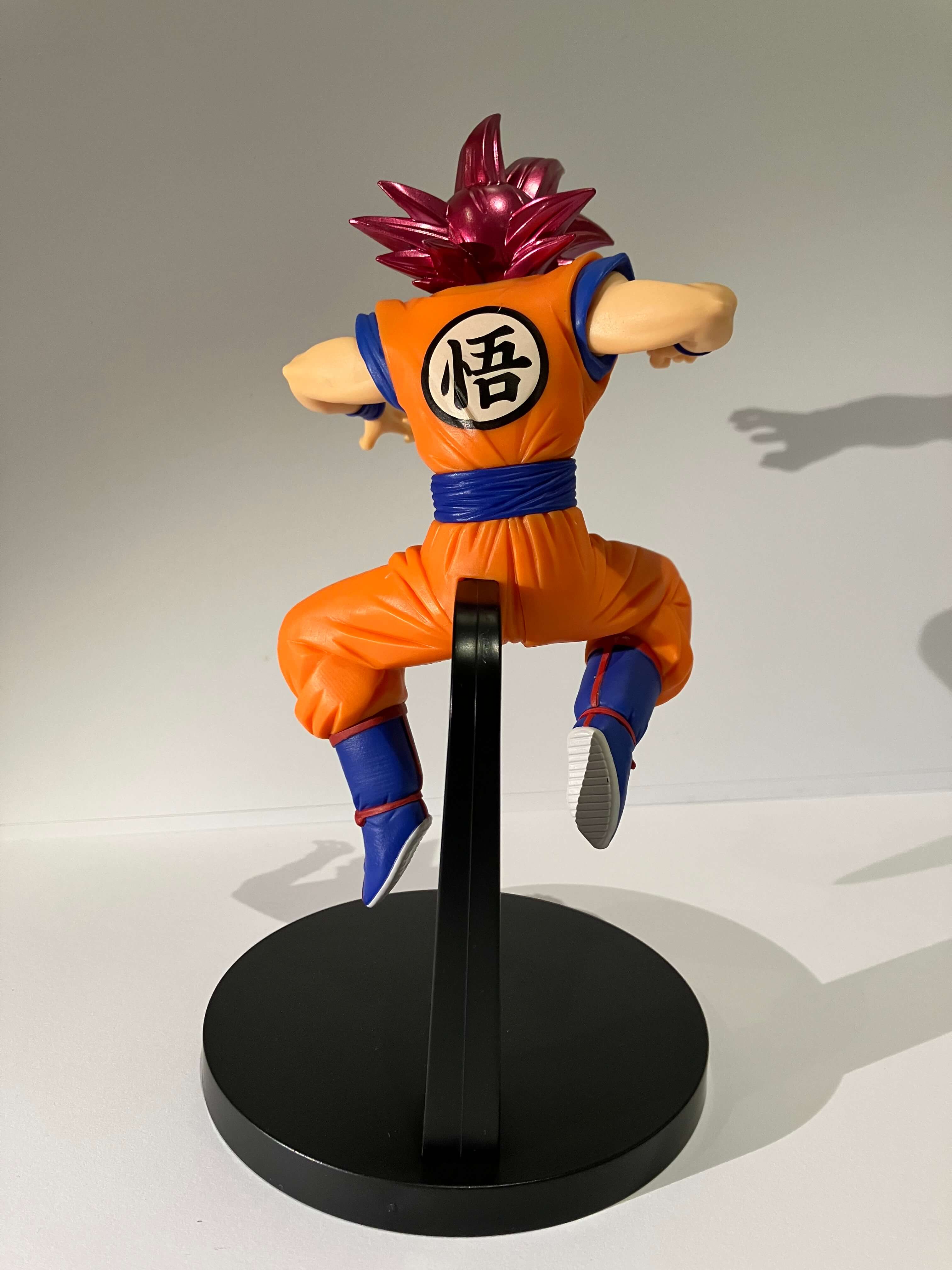 Figurine Dragon Ball Super Son Goku Super Saiyan God (vs Beerus) Match Makers dos
