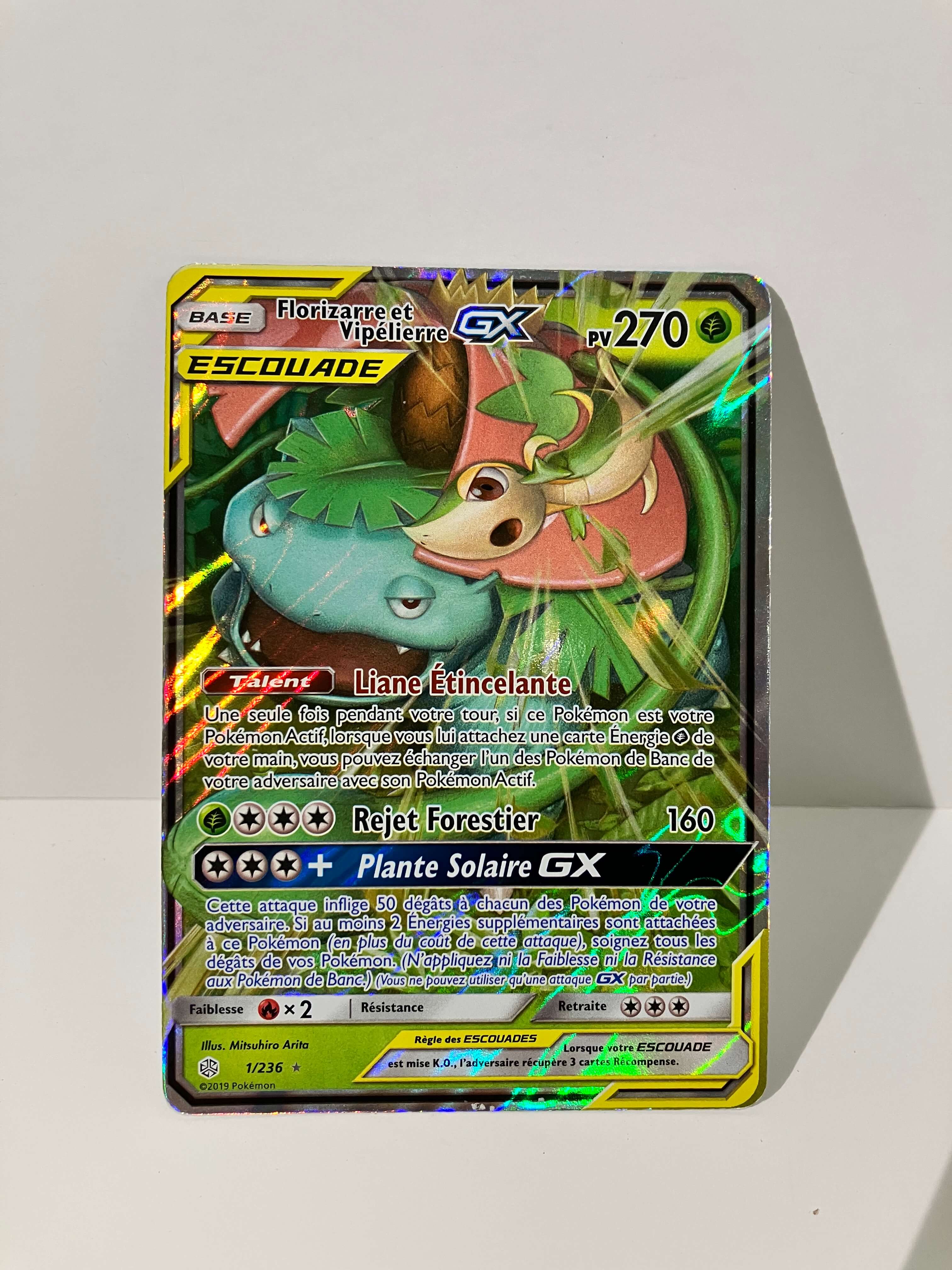 Florizarre et Vipélierre GX (CEC 1) Éclipse Cosmique recto