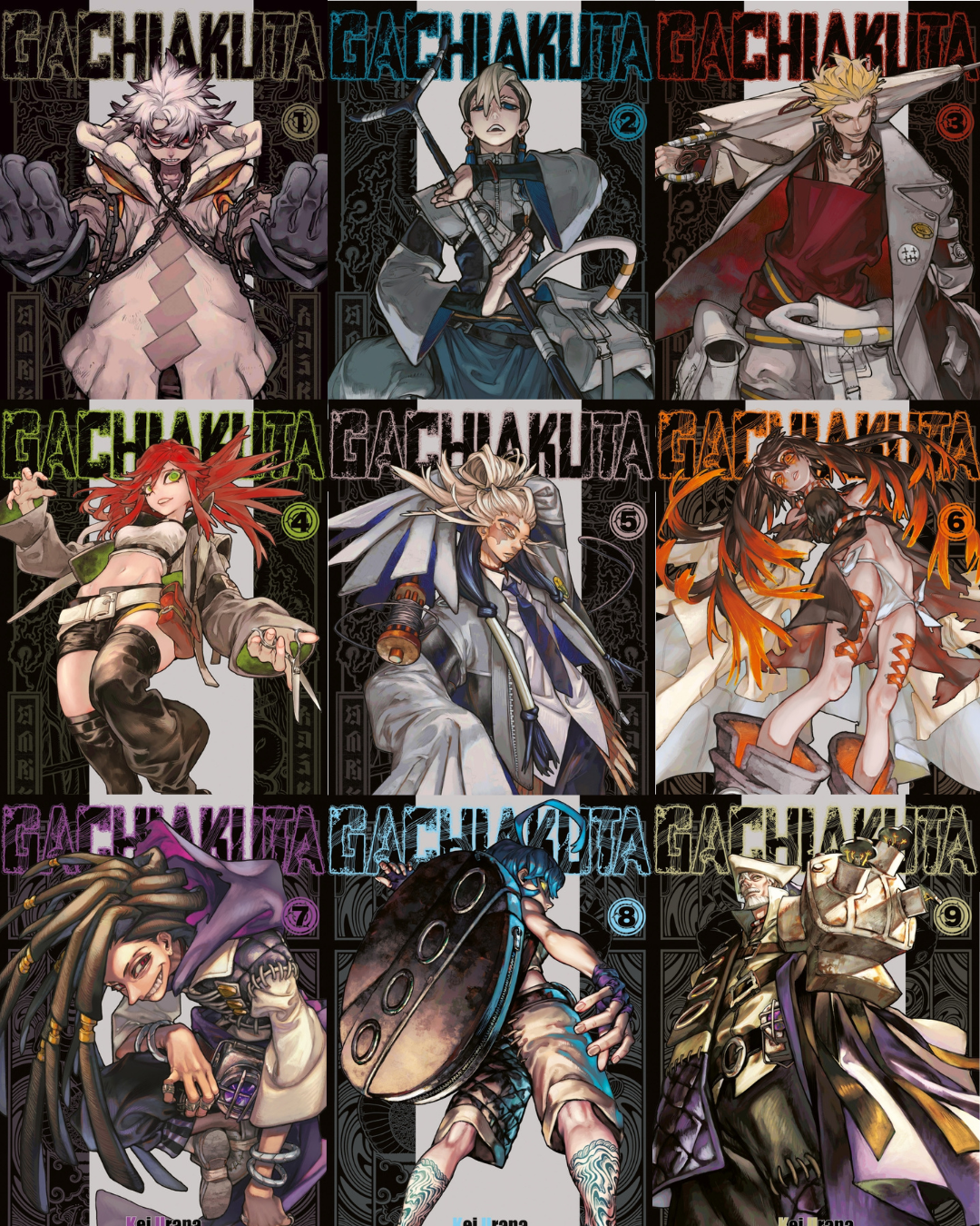 Couverture de manga Gachiakuta Tomes 1 à 9