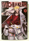 Couverture manga Gachiakuta tome 3, personnage blond vêtu de rouge et blanc, édition Pika