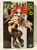 Couverture de Gachiakuta tome 4 avec personnage manga aux cheveux rouges, édition Pika.