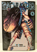 Couverture du manga Gachiakuta tome 8, personnage avec bouclier, style urbain, Kei Urana