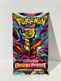 Booster Pokémon Origine Perdue Épée et Bouclier, couleur vive, personnage Giratina