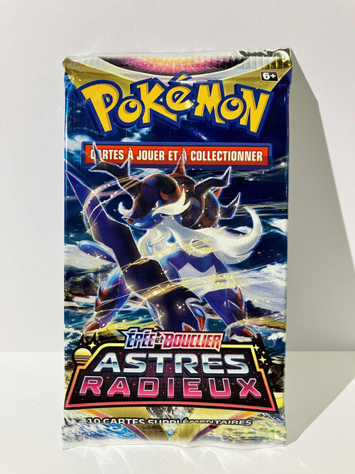 Booster Pokémon Épée et Bouclier Astres Radieux, 10 cartes à jouer et collectionner