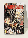 Couverture manga Kagurabachi tome 5, personnages en colère, fond noir et rouge, édition Kana.