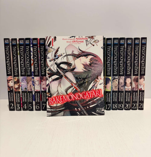 Bakemonogatari Tome 1 à 22 Intégrale Occasion