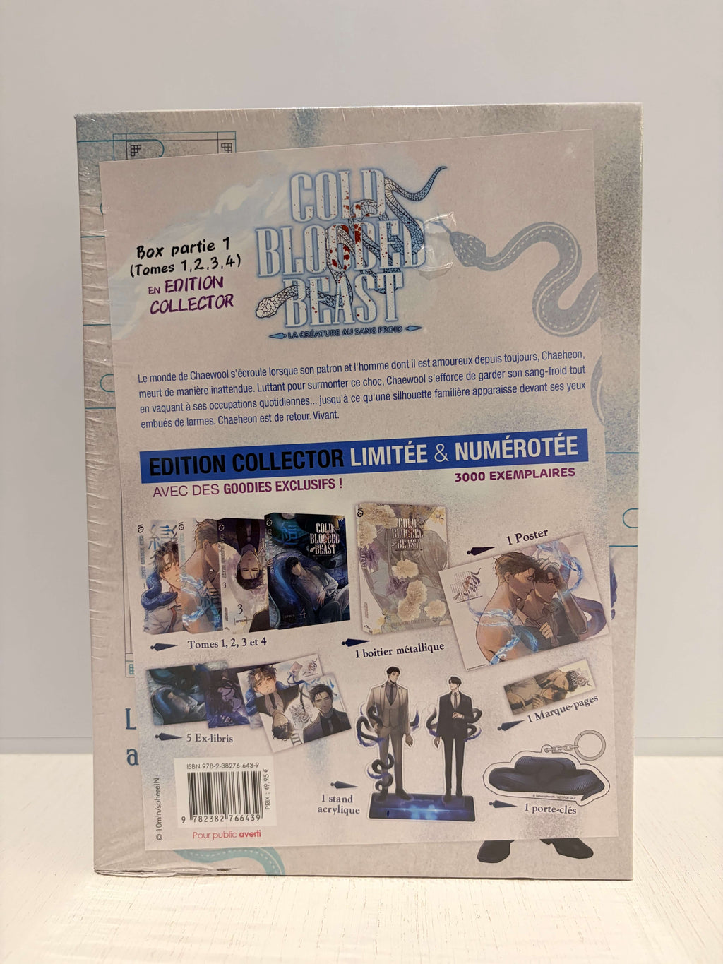 Cold Blooded Beast Coffret Partie 1 Tomes 01 à 04 - Edition Collector Limitée et Numérotée