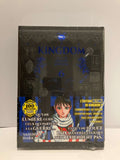 Couverture de Manga Kingdom Deluxe Edition tome 6 : une jaquette tout en noir avec le titre bleu