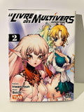 Couverture manga Le Livre des Multivers Tome 2, deux héroïnes, style fantasy, édition Pika.