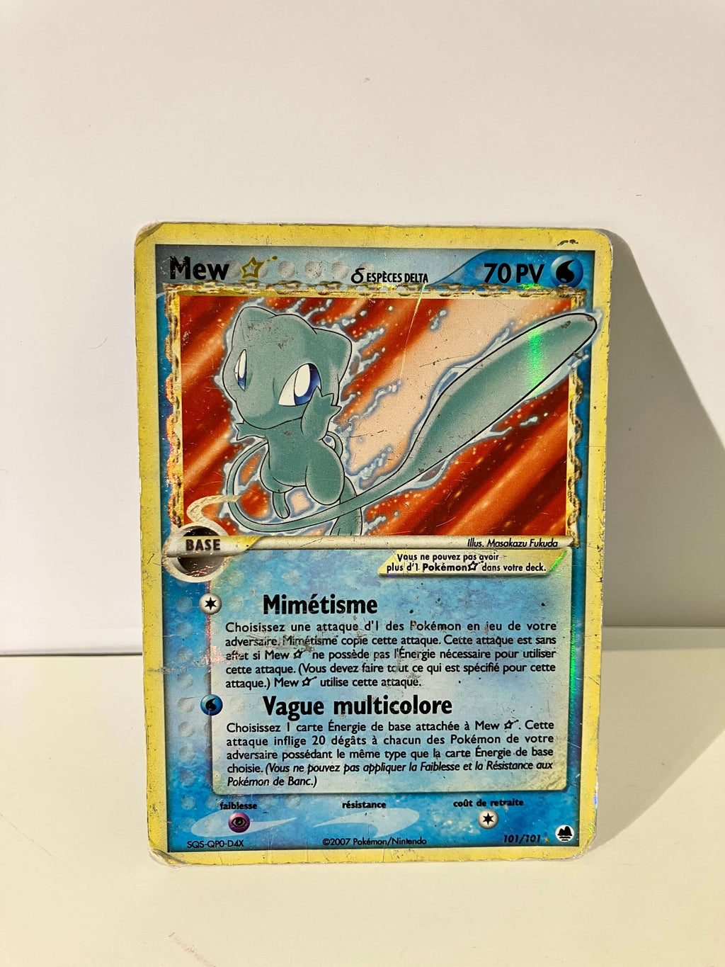 Mew Gold star DF 101 Îles des Dragons recto