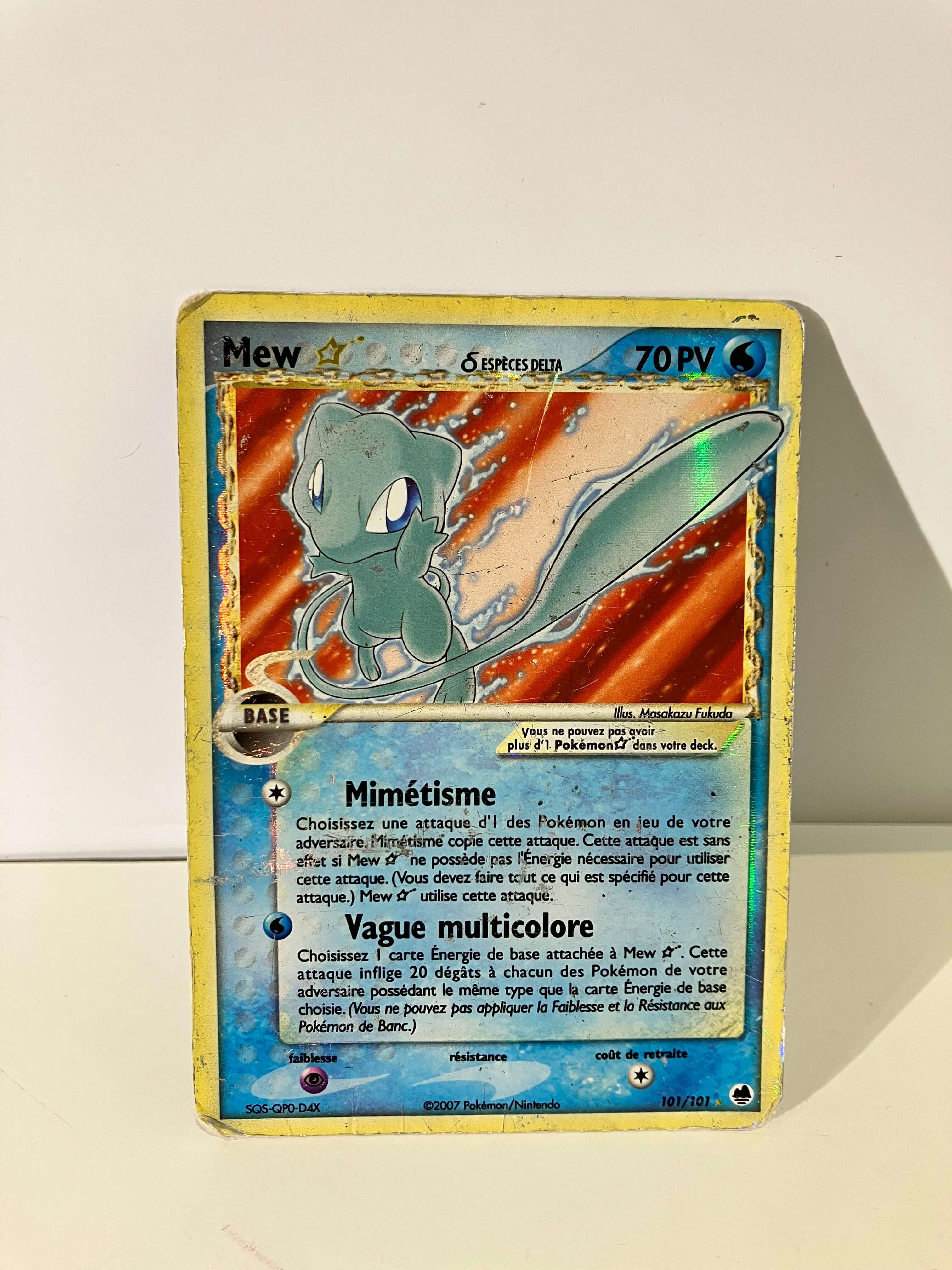 Mew Gold star DF 101 Îles des Dragons recto