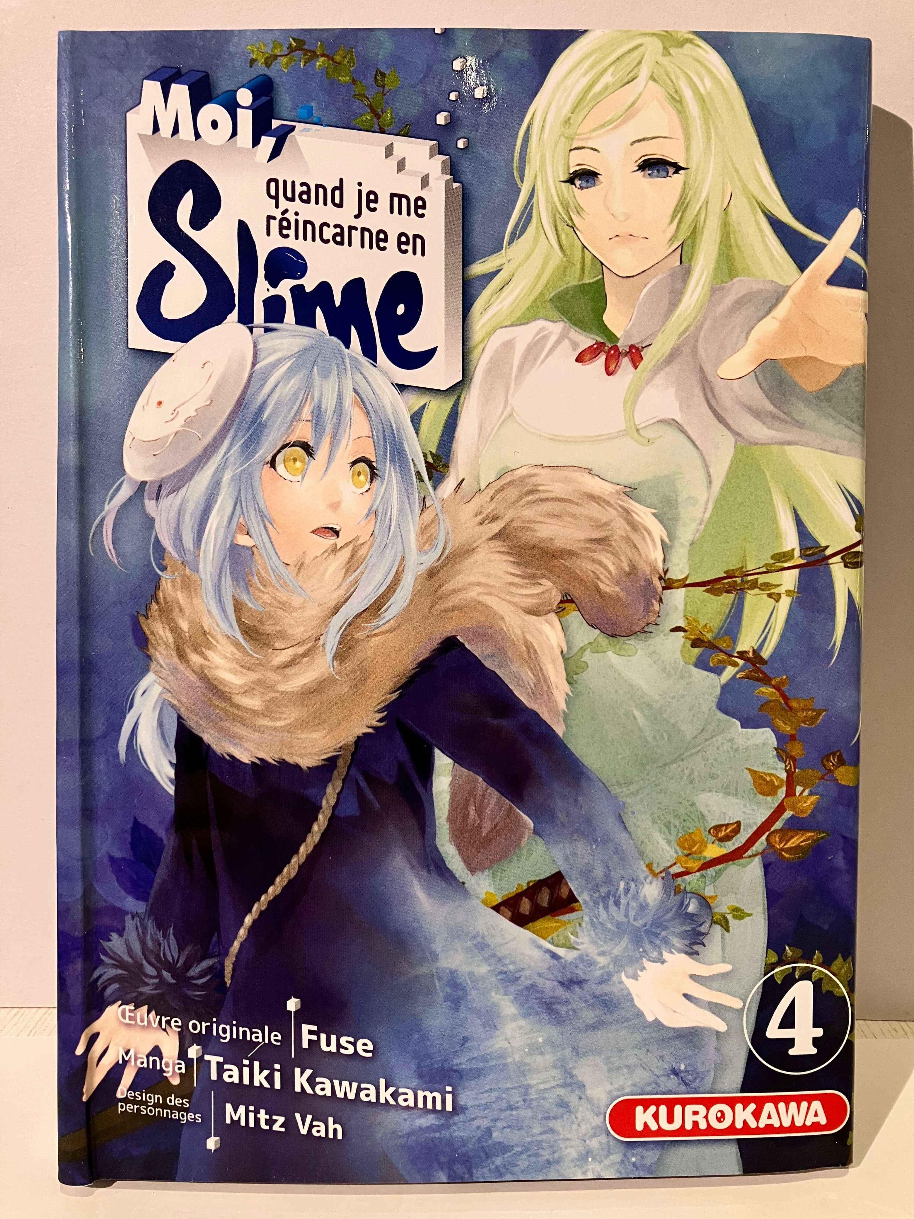 Moi quand je me réincarne en Slime tome 4 de FUSE Taiki KAWAKAMI et Mitz Vah