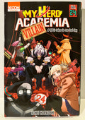 Couverture du manga My Hero Academia tome 24, personnages principaux et logo Villain visibles
