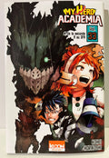 Couverture du manga My Hero Academia tome 33, personnages principaux et monstre, édition Ki-oon.