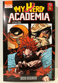 Couverture manga My Hero Academia tome 16, héros Red Riot, Kohei Horikoshi, Ki-oon Shonen.