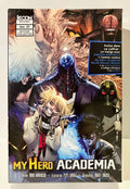 Coffret manga My Hero Academia tome 37 édition collector, personnages de vilains en couverture.