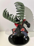 Figurine Naruto Shippuden Zetsu Vibration Stars Akatsuki, manteau noir, bras verts, socle noir