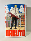 Couverture manga Naruto Tome 36, Naruto en Hokage devant Konoha, ciel bleu, lettrage rouge.