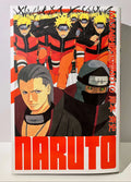 Couverture manga Naruto tome 18, Naruto en tenue orange, personnages Akatsuki en avant-plan