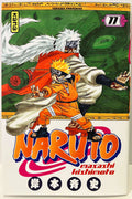 Couverture du manga Naruto tome 11 avec Naruto et Jiraya, fond vert, logo Kana, version française