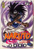 Couverture manga Naruto tome 27, personnage en pose dynamique, fond violet, édition Kana.