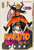Couverture Naruto tome 33 manga, Naruto Uzumaki en orange, Kana, version française.